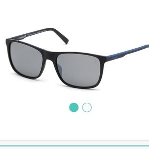 Timblerland sunglasses black with blue trim -new with tags